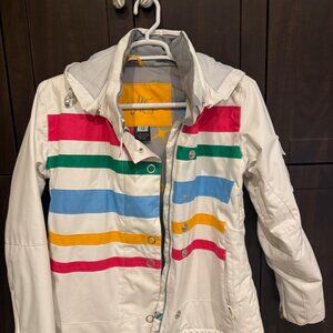 Obermeyer Nikki Insulated Hooded Ski Jacket Size 12